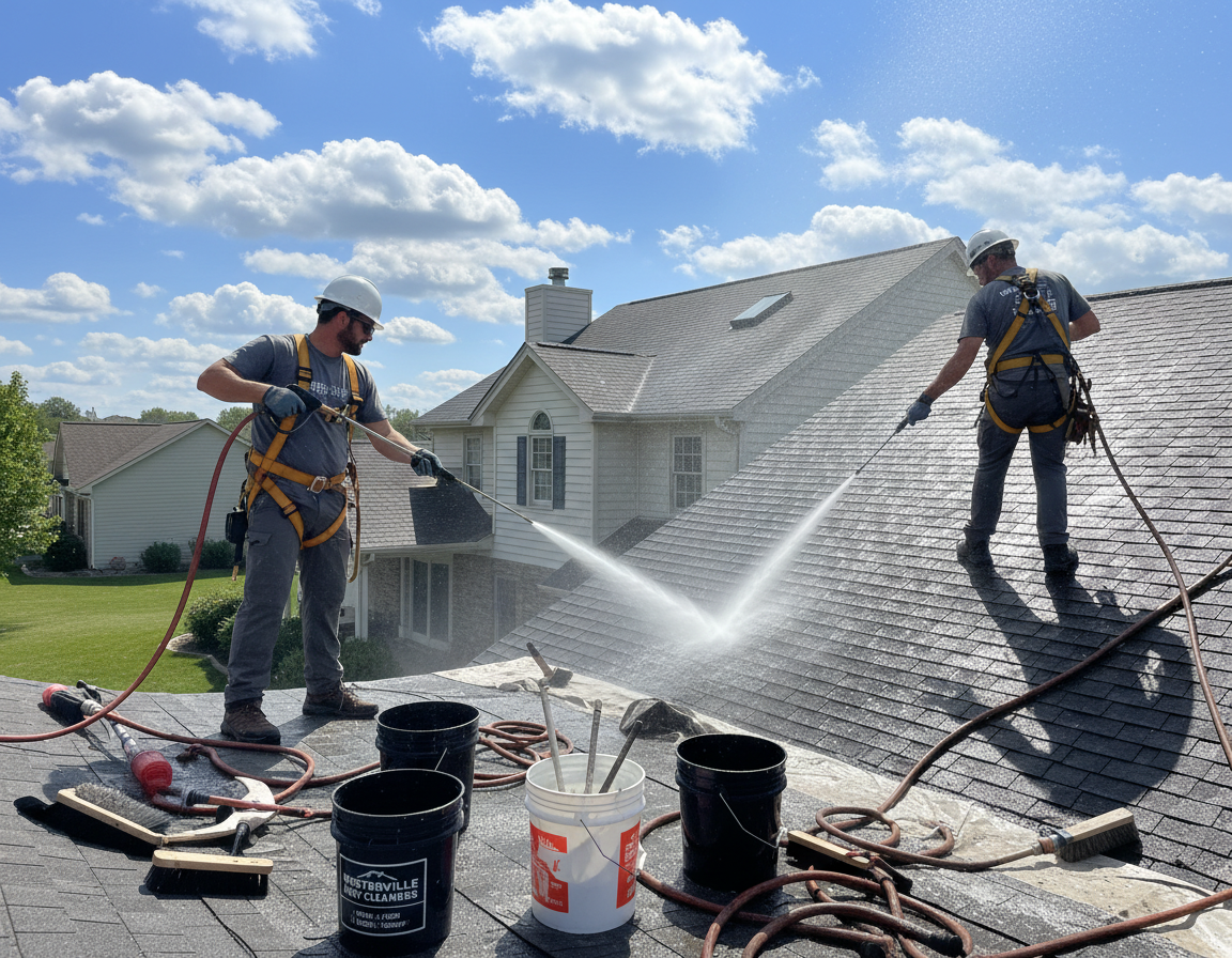 Westerville Roof Washing And Algae Removal